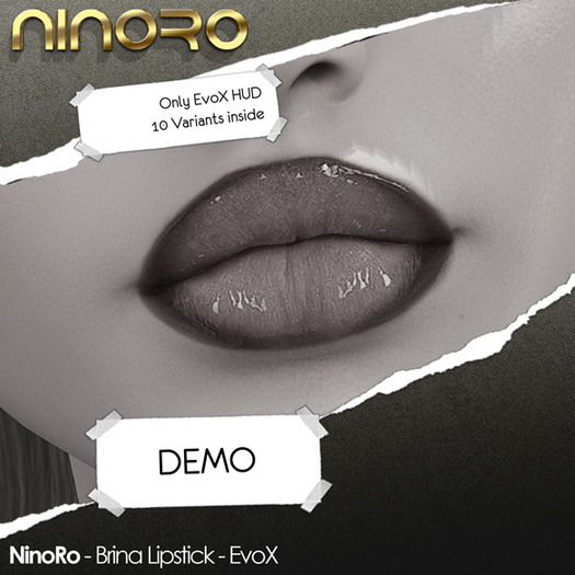 Second Life Marketplace NinoRo Brina Lipstick EvoX DEMO